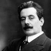 Italian Giacomo Puccini (1858-1924) composed the operas "La Boheme", "Madame Butterfly", and "Tosca". ca. early 20th century Italy